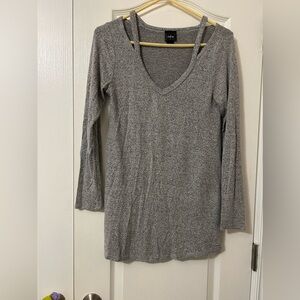 Daytrip gray sweater top